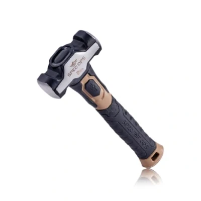 Image of Spec Ops Tools Drilling Hammer, 2 lb Sledge Hammer with Bi Material Shock Absorbing &amp; Vibration Dampening Handle, 3% Donated to Veterans, Black/Tan