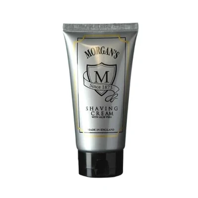 Image of Morgan&#039;s Pomade Shaving Cream, Minimises Razor Burn, Softens Facial Hair and Prepares the Skin for a Smooth, Close Shave, with Aloe Vera Vitamin E 150ml
