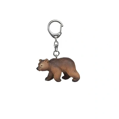 Image of PAPO Key Rings Animals 02209 Pyrenees Bear cub Keyrings, Multicolour