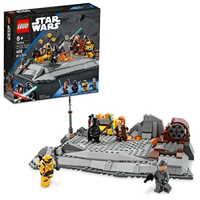 Image of LEGO Star Wars OBI Wan Kenobi vs. Darth Vader 75334 Building Toy Set Features 4 Minifigures with Lightsabers for Buildable Battles, Great Collectible Gift Kids, Boys, and Girls Ages 8+, Medium