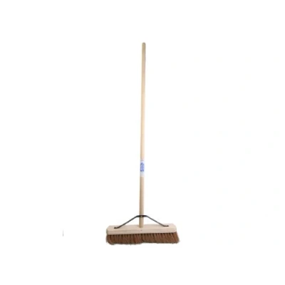 Image of Faithfull 18 inch Soft Coco Broom with Handle and Stay
