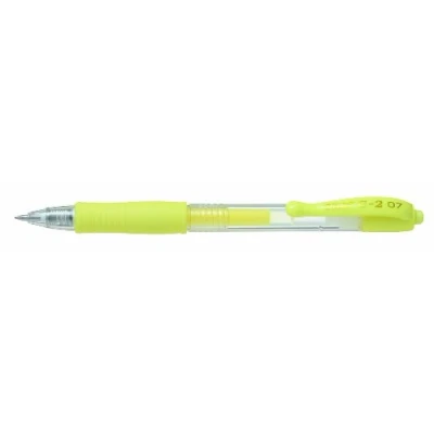 Image of Pilot G207 Retractable Gel Rollerball 0.7 mm Tip (Single Pen) Pastel Yellow