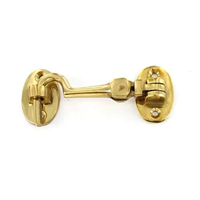 Image of Securit Brass Cabin Hook Silent Type 100mm