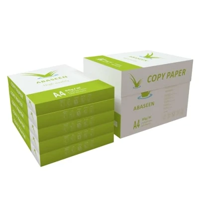 Image of Abaseen 5 Reams 2500 Sheets Printer Paper A4 White 80 GSM 210x297mm Multipurpose for Home and Office Use