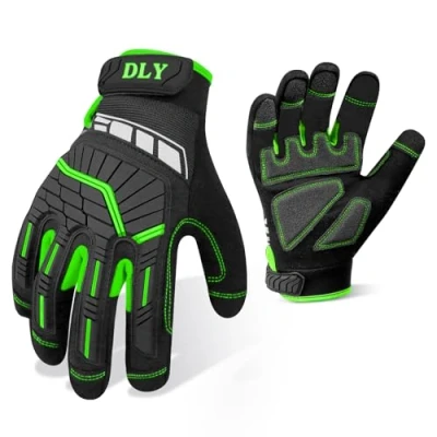 Image of Mechanic Work Gloves for Men,Mechanic with Touchscreen,Anti Impact Heavy Duty Gloves,Antivibration Gloves,Work Auto Industry, Motorcycling, Utility Workers, Regular Construction