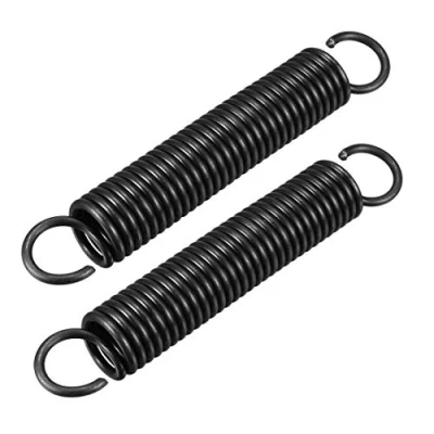 Image of sourcingmap Extension Spring 2.5mm Wire Dia , 18mm OD 115mm Free Length Steel Small Dual Hook Tension 2pcs