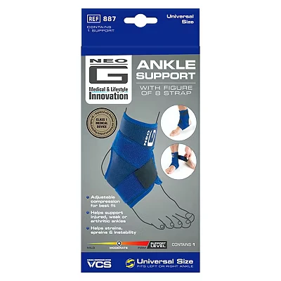 Image of Neo G Ankle Support with Figure Of 8 Strap Universal Size