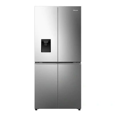 Image of Hisense RQ5P470SMIE Wifi Connected American Fridge Freezer Cross Door with Water Dispenser, No Frost, 482 liters, Stainless Steel E Rated, Noise level: 37 decibels, H178.5 x W79.4 D69.8 (cm)