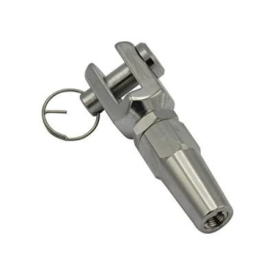 Image of Swageless Fork Terminal Wire Rope Fitting Stainless 5MM (Cable Rigging Jaw)