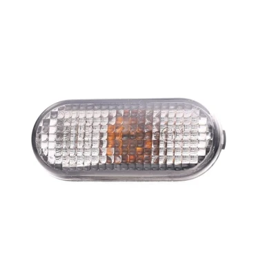 Image of 3A0949101B, 3A0949117B Turn Signal TYC 18 3585 25 2 Smoke Grey both sides, lateral installation with bulb holder oval VOLKSWAGEN: Polo III Hatchback