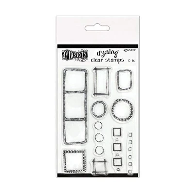 Image of Dyan Reaveley&#039;s Dylusions Clear Stamps 4&quot;X8&quot; All The Right Boxes