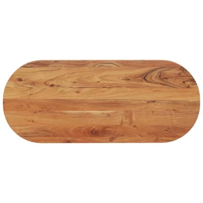 Image of vidaXL Table Top 100x40x2.5 cm Oval Solid Wood Acacia