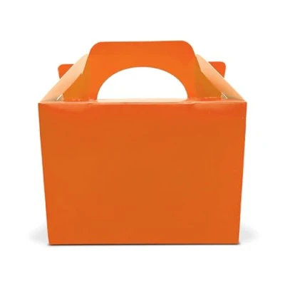Image of Lotus 10 Pack Orange Party Boxes for Kids Perfect Birthdays, Weddings, Halloween Treats and Festive Gatherings Versatile Loot Snacks, Gifts Creative Celebrations(Orange)