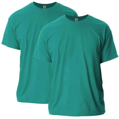 Image of Gildan Unisex&#039;s Ultra Cotton T Shirt, Style G2000, Multipack, Galapagos Blue (2 Pack), XXL (Pack of 2)