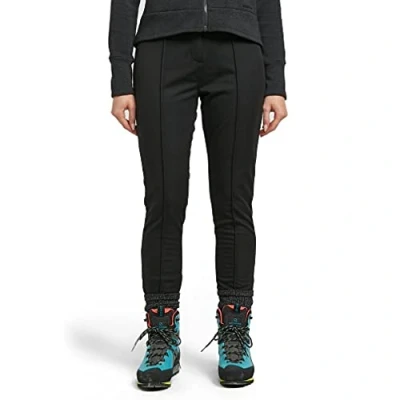 Image of Dare2B Womens Sleek Ski Pants Waterproof Rain Repellent Stretchy Softshell Windproof, Snow Trousers for Outdoors Black