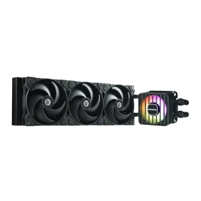 Image of ENERMAX LIQMAXFLO SR 360mm A RGB AIO CPU Liquid Cooler High Performance Pump up to 3000RPM, 60mm VRM Fan, Pressure Optimized Silent 120mm FDB PWM Intel LGA1700/AMD AM5 Ready