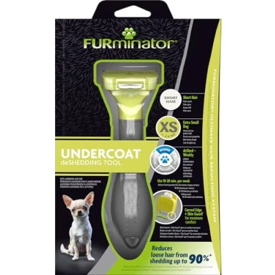 Image of FURminator Undercoat deShedding Tool for Extra Small Short Hair Dogs Under 4.5 kg