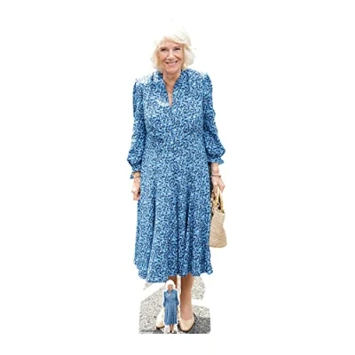 Image of Star Cutouts SC4208 Camilla The Queen Consort Lifesize Cardboard Cutout With Mini