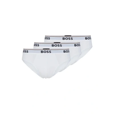 Image of BOSS Brief Power 3 PACK Briefs, Men&#039;s, Size: Large, White