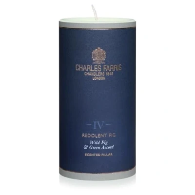 Image of Charles Farris Redolent Fig Luxury Scented Pillar Candles 75+ Hours Burn Time (Wild &amp; Green Accords)