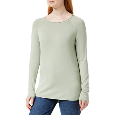 Image of VERO MODA Women&#039;s Vmnellie Glory LS Long Blouse Noos Sweater, Desert Sage, M