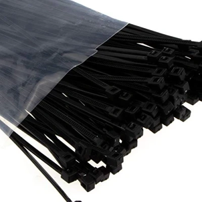 Image of enTie Black Cable Ties 2.5mm x 80mm Nylon 66 UL Approved [100 Pack] [80mm 2.5mm]