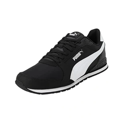 Image of Puma ST Runner V3 NL Trainers, Size: 5.5, black/puma white Textile/synthetics