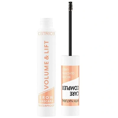 Image of Catrice Volume &amp; Lift Brow Mascara Waterproof, Eyebrows, No. 010 Transparent, Brown, Fixing, Natural, Vegan, Microplastic Particles Free (5 ml)