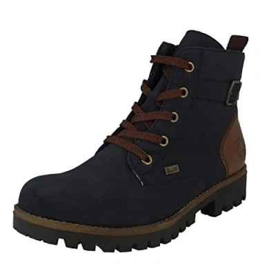 Image of Rieker Womens 78502 14 Namur Water Resistant Lace Up Ankle Boots 9 UK