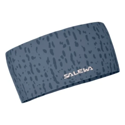 Image of Salewa PEDROC Dry Headband, Unisex Cold Weather Scarf, Java Blue/8670, UNI58