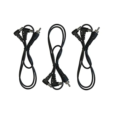 Image of Kurrent Electric (3) Pack of 2 Way Split Effects Pedal DC Power Cables for CIOKS Supplies