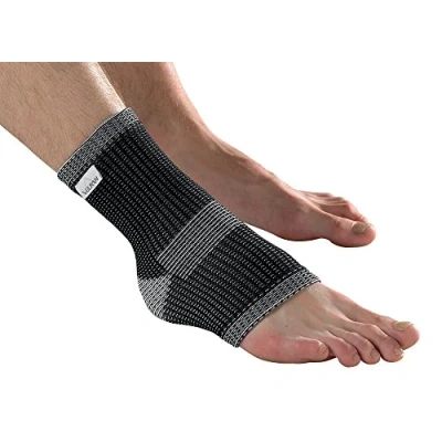 Image of VULKAN Advanced Elastic Ankle Support, Small, Black, Manages Pain Caused By Weak Ligament and Joint Injuries, Comfortable Conforming, Over Rotation Protection (Eligible for VAT relief in the UK)
