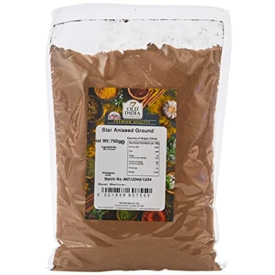Image of Old India Star Aniseed Ground 750g