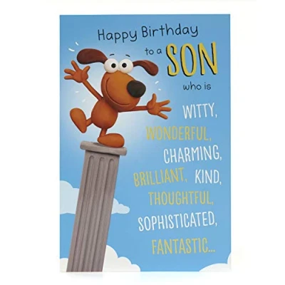Image of UK Greetings ‎ Son Birthday Card for Him Funny
