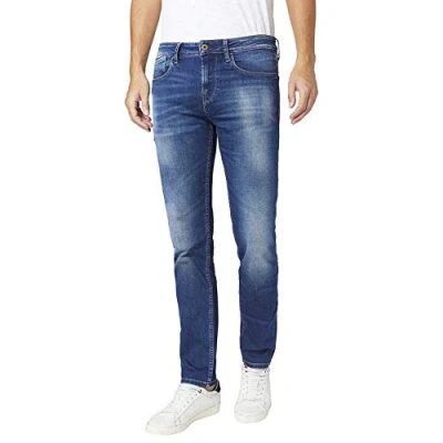 Image of Pepe Jeans Men&#039;s Hatch 5PKT Jeans, 000DENIM, 28