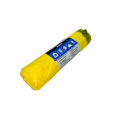 Image of Nespoli Household Garbage Bag, 30 Litres, 20 Units, Yellow, for Small Bin, Manufactured 100% Recycled, Large Capacity