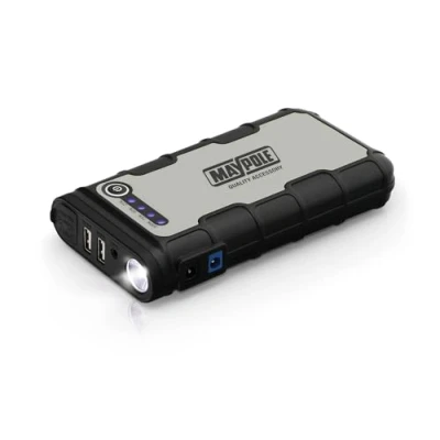 Image of Maypole 400A Lithium Ion Power Pack Jump Starts Petrol 6L Diesel 5 L Cars Vans Bank