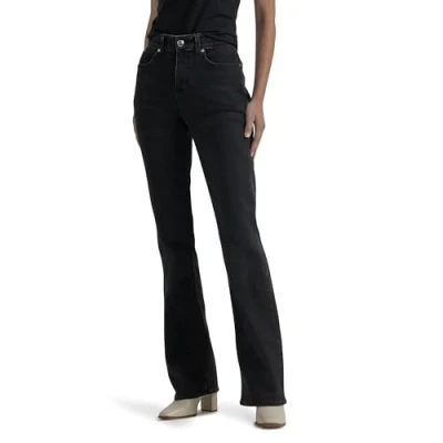 Image of Lee Women&#039;s Ultra Lux Comfort with Flex Motion Bootcut Jean, Midnight Bloom, 20 Long