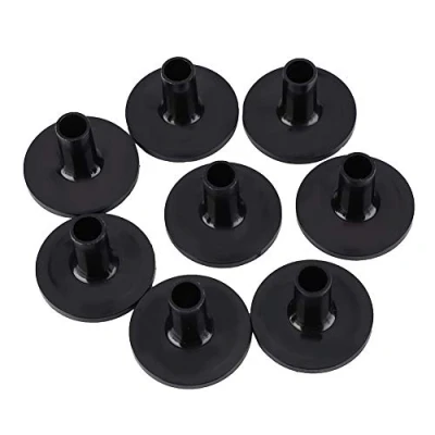 Image of Cymbal Sleeves, RiToEasysports 8 Pcs Plastic Black Drum Long Sleeves Kit Support Musical Instruments Accessory Instrument Accessories