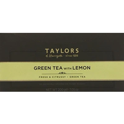 Image of Taylors of Harrogate Green &amp; Lemon Tea Env PK100
