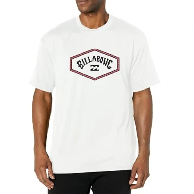 Image of Billabong Big and Tall Swim Shirts for Men UPF 50+ Rash Guard Long &amp; Short Sleeve, White, XL