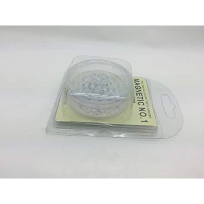 Image of 3 Part Grinder NO1! Original Shark Teeth HERB Grinder! Same Day DISPTCH (Clear)