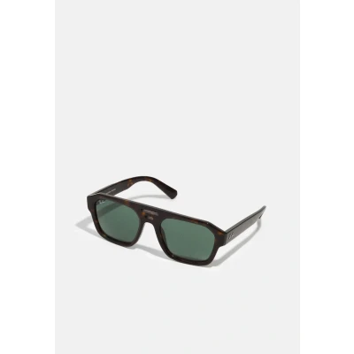 Image of Ray Ban Corrigan Unisex Sunglasses, Size: 54, Havana/dark green