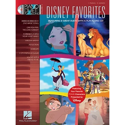 Image of Piano Duet Play Along Volume 5 Disney Favourites Pf (Book/Online Audio): v. (Includes Online Access Code): Along: 1 ... Duets (Piano (Hal Leonard))