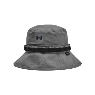 Image of Under Armour Men&#039;s Iso chill ArmourVent Bucket Hat, (025) Castlerock / Black, L XL