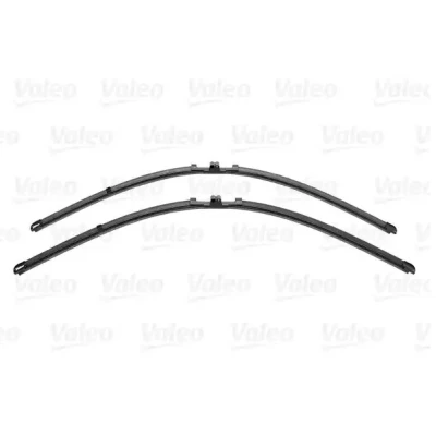 Image of 95562893903 Wiper blade VALEO SILENCIO X.TRM 577859 650, 650mm Front Beam with spoiler for left hand drive vehicles Pin Fixing VOLKSWAGEN: Touareg I