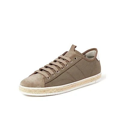 Image of Geox Men&#039;s U Pieve Trainers, Dove Grey, 7 UK