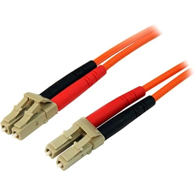Image of CABLE PATCH A FIBRE OPTIQUE DUPLEX 50/125 30M LC LC, orange