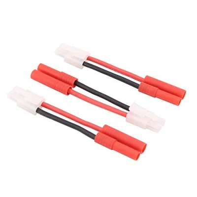 Image of BDHI compatible with Tamiya Male to HXT 4MM Female Connector Adapter Cable 14awg 5cm Wire for Turnigy(BDHI 54)