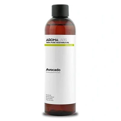 Image of ORGANIC AVOCADO Oil 250mL 100% Pure, Natural, Cold Pressed and AB Certified AROMA LABS (French Brand)